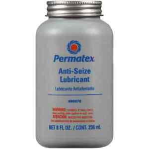 Permatex 80078 Anti-Seize Lubricant with Brush Top Bottle 8 oz.
