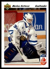 1991-92 Upper Deck Canada Cup #23 Markus Ketterer Finland Rookie