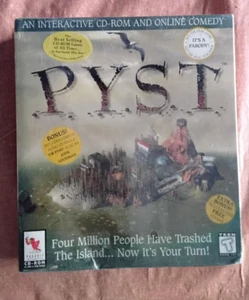 PYST Myst Parody Big Box Version PC Game 1996 CD-Rom Factory Sealed - Picture 1 of 5