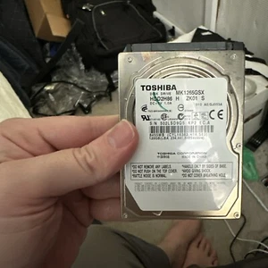 Toshiba HDD2H26 120 GB,Internal,5400 RPM,2.5" (MK12565gsx) Hard Drive - Picture 1 of 4