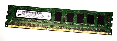 1 GB DDR3 ECC-RAM 240-pin 1Rx8 PC3-10600E  'Micron MT9JSF12872AZ-1G4G1ZF' - Photo 1/2