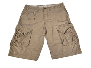 H&M L.O.G.G safari khaki cargo shorts men Size 34 cotton - Picture 1 of 7