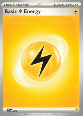 SV01: Scarlet & Violet Base Set #004 Basic Lightning Energy REC - Image 1 of 2