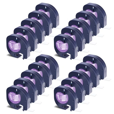 20x transparent writing tape for DYMO Letratag 16951 12mm plastic labels - Image 1 of 4