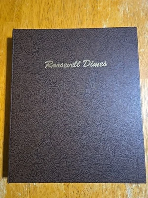 1946-2020complete Roosevelt Dime set in a Dansco 7125 as shown  - No proofs - Image 1 of 4