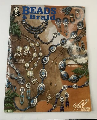 Vtg 1993 Conchos Jewelry Pattern Book Beads & Braid Todd Stiles/Suzanne McNeill - Image 1 of 4