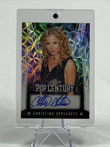 CHRISTINA APPLEGATE 1/1 Leaf Pop Century 2025 Auto SILVER KALEIDOSCOPE Autograph - Picture 1 of 7