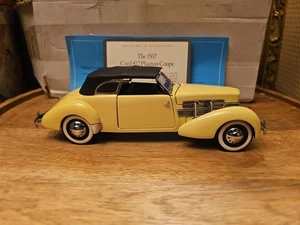 Vtg Franklin Mint Precision Models 1937 Cord 812 Phaeton Coupe 1:24 Diecast Car - Picture 1 of 24