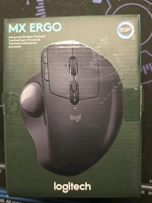 Logitech MX ERGO Wireless Trackball Mouse with Ergonomic Design - Graphite - Image 1 of 3
