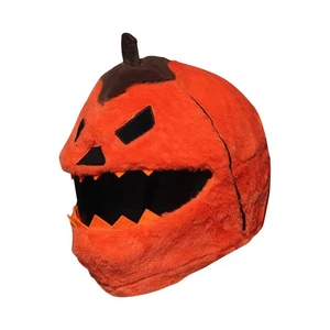 Halloween Decoration Pumpkin Hood, Fun Halloween Decoration, Motorcycle Hood, - Picture 1 of 6