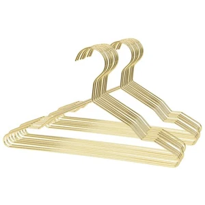 20x Perchas de Metal Dorado para Niños Bebé Niños Abrigo Ropa Percha Pantalón Bar - Imagen 1 de 7