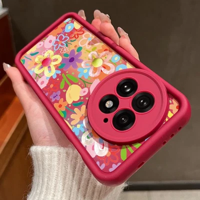 For OnePlus 13T 13R 12R 11R 12 13 ACE 5 3 2 Colorful Flower Silicone Case Cover - Image 1 of 4