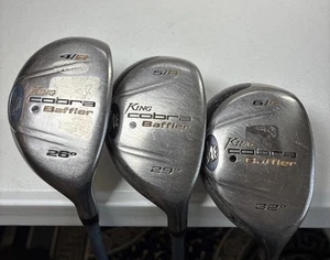 King Cobra Baffler Hybrid Set 4/R, 5/R, 6/R Aldila NV HL 50g Women’s Flex RH - Picture 1 of 13