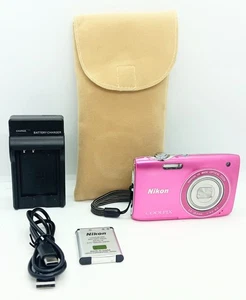 「Exc+++++/case] Nikon COOLPIX S3100 14.0MP Compact Digital Camera Pink FromJapan - Picture 1 of 18