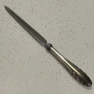 Vintage Sterling Silver Handle Letter Opener Knife - Marked - Picture 1 of 14