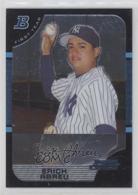 2005 Bowman Chrome First Year Erick Abreu #193 Rookie RC - Image 1 of 2