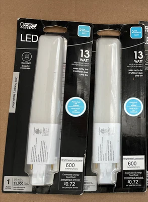 Feit Electric 13-Watt Equivalent PL Horizontal CFLNI Bi-Pin Plug-in GX23 B (2PK) - Image 1 of 3
