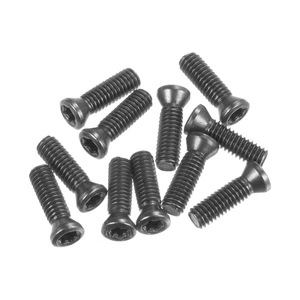 10 Stück Torxschraube M3,5 x 14 mm 12,9 Güte rund Flachkopf mit T15 Torxschlüssel  - Bild 1 von 14