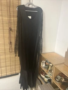Morticia Addams - The Adams Family Halloween Kostüm - Erwachsene kleines NUR KLEID - Bild 1 von 4