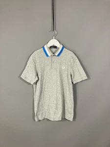 FRED PERRY Polo Shirt - Size Large - Grey - Great Condition - Boy’s - Picture 1 of 4