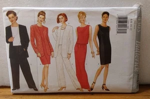 Butterick 4303 Sewing Pattern Uncut Sz 6/8/10/12 Dress Jacket Shirt Skirt Pants - Picture 1 of 3