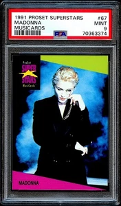 Madonna 1991 Proset Superstars Musicards Card #67 PSA 9 MINT - Bild 1 von 2