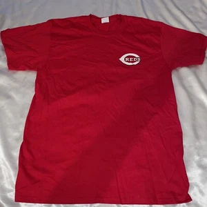 LN Cincinnati Reds Shirt Red Large MLB Baseball 100% Pre-shrunk Cotton - Picture 1 of 5