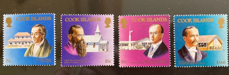 COOK ISLANDS 1990 CHRTIANITY IN COOK ISLANDS SG1232-5 - Image 1 of 1