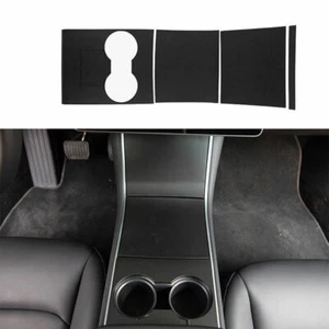 Fit For Tesla Model 3 2017-2021 Matte Black Middle Console Gear Shift Panel Trim - Picture 1 of 7