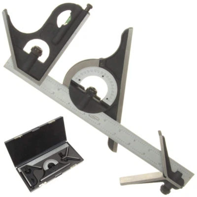 Premium 4-Piece 12" 4R Combination Square - Image 1 of 4