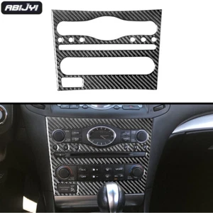 Interior Console Climate Radio Panel Carbon Fiber Trim For Infiniti G37 2010-13 - Picture 1 of 14