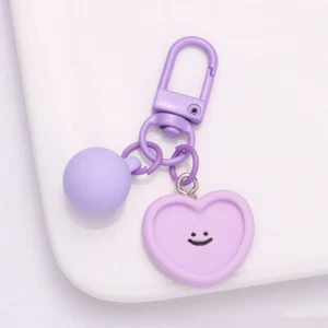 Cloud Round Heart Keychain Cartoon Fashion Key Ring For Women Gift Bag Pendant-v - Picture 1 of 18
