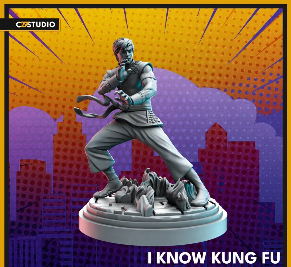 I Know Kung Fu - Miniatura proxy protocolo de crisis de 40 mm | Superhéroe | C27 Mini Foto 1 de 1