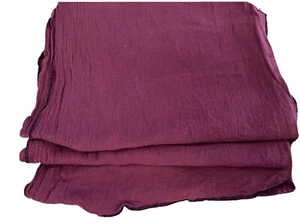 Handcrafted gauze table runner. Wedding. Formal. Wine Colored. 20”x 130” New - Picture 1 of 2