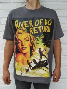 Vintage t-shirt Marilyn Monroe- Saturday Matinee 80s "River of no return" - Picture 1 of 6