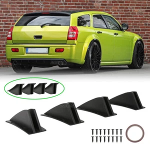 Difusor de parachoques trasero para Chrysler 300 300C aletas de tiburón alerón labio ala divisor - Imagen 1 de 14