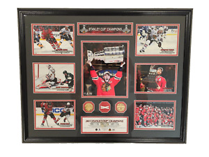 2015 STANLEY CUP CHAMPION CHICAGO BLACKHAWKS 6/500 GAME NET PHOTOS HIGHLAND MINT
