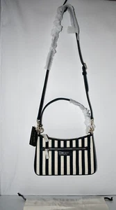 Kate Spade Hudson Convertible Striped Crossbody Bag Parisian Navy Multi #KH009 N - Bild 1 von 6