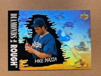 Mike Piazza 1993 Upper Deck Diamond Gallery Holograms #34 Los Angeles Dodgers - Image 1 of 2