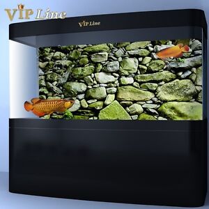 Aquarium Background Poster Moss Stone HD Fish Tank Decorations Landscape