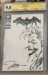 Batman #50 Blank Sketch / Artist Sketch CGC JIM LEE SS 9.8 - Picture 1 of 1