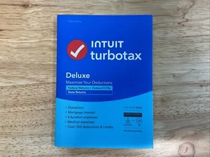 TurboTax 2023 Deluxe Federal and State Tax Software - Picture 1 of 3