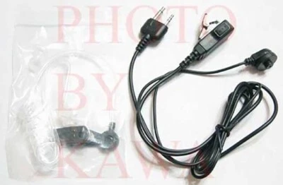 D Shape Ear MIC Headset EarPiece PTT for MIDLAND two pin WalkieTalkie GP300 P040 - Image 1 of 3