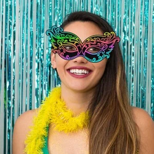 Paper Masquerade Mask Half Face Cosplay Mask Party Favors Eye Mask Kids Gifts - Picture 1 of 7