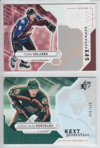 2003-04 UD SPX LASTING IMPRESSION SPXCITEMENT NEXT GENERATION FINISH SET YOU PIC