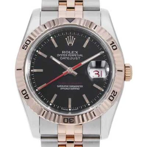 ROLEX Ternograph 116261 schwarz 5-reihiges Jubiläumsarmband D Nummer gebraucht Herren - Bild 1 von 10