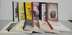 (O4) Lot of 12 Regional Club, Community, and Cause Spiral Cookbooks - Picture 1 of 7