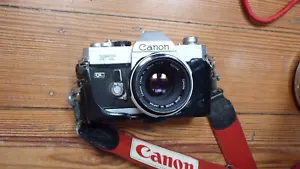 Canon FT QL 35mm Film SLR Manual Camera with Canon 50mm F/1.8 FL Lens - Picture 1 of 5