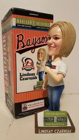 Bowie Baysox LINDSAY CZARNIAK Bobblehead mlib baseball head nodder reporter Cover