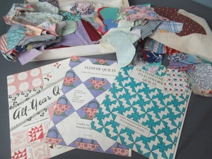 3 Books on Quilts - All-Year Quilts, Flowers Quilts, Patchwork & Pcs Fabric 235 - Picture 1 of 9